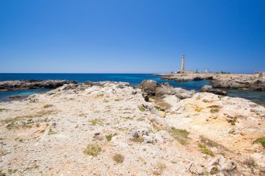 bir Favignana deniz feneri