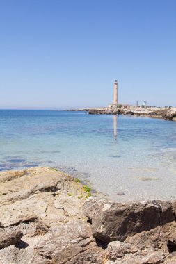 bir Favignana deniz feneri