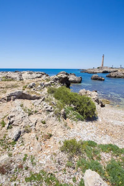 Ein Leuchtturm von Favignana — Stockfoto