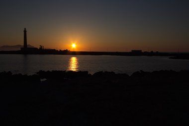 bir Favignana deniz feneri