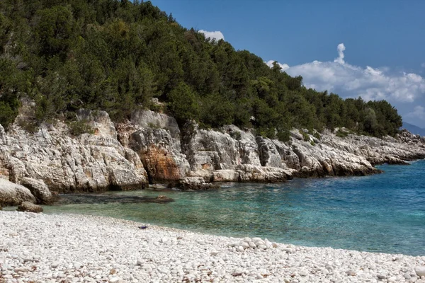 Dafnoudi beach — Stok fotoğraf