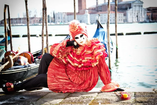 Benátky Karneval maska — Stock fotografie