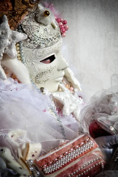 Veneza máscara de carnaval — Fotografia de Stock