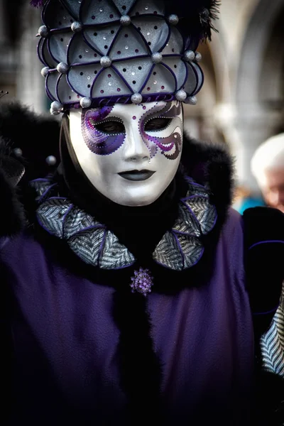 Veneza máscara de carnaval — Fotografia de Stock