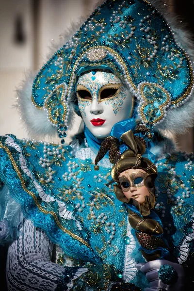 Maschera Carnevale di Venezia Fotografia Stock