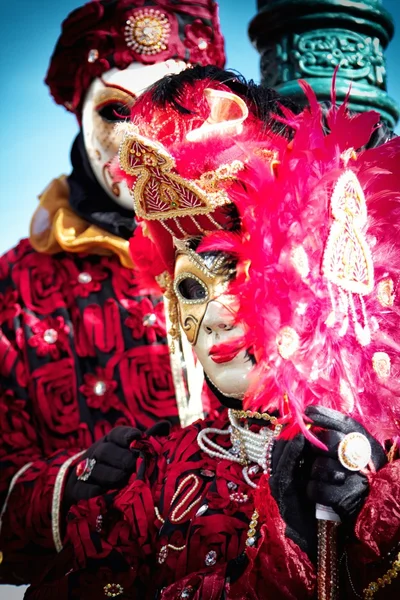 Veneza máscara de carnaval — Fotografia de Stock