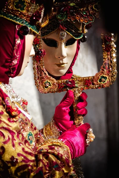 Máscara de carnaval Venecia — Foto de Stock