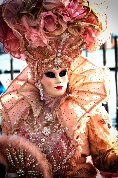 Veneza máscara de carnaval — Fotografia de Stock