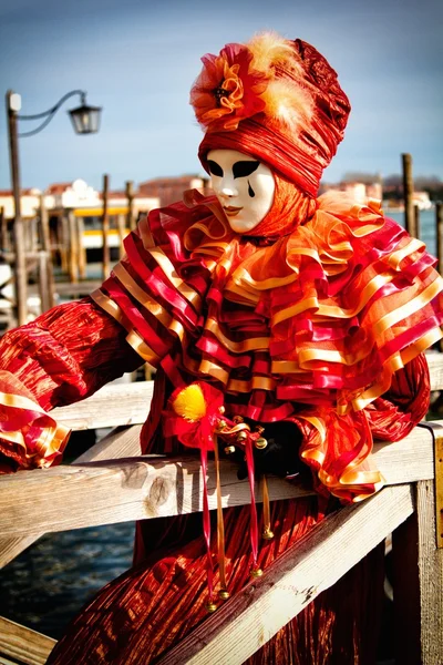 Máscara de carnaval Venecia — Foto de Stock