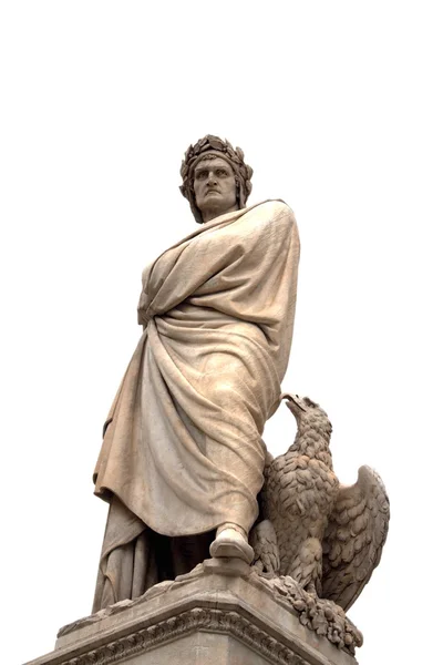 Estatua de Dante — Foto de Stock