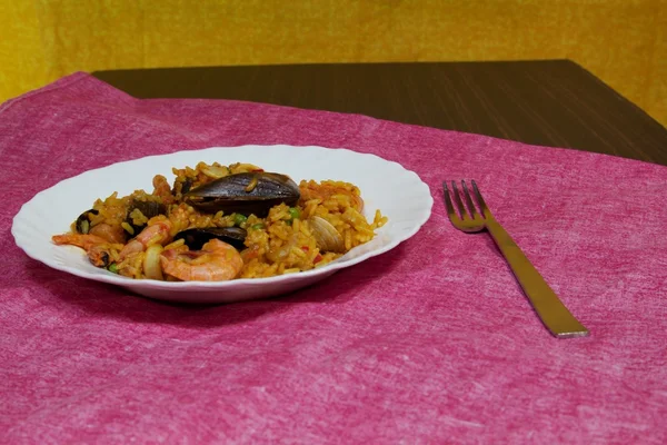 Paella. — Stok fotoğraf