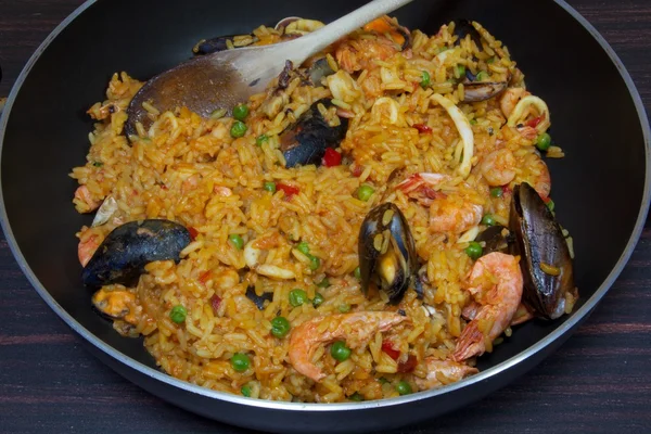 Paella. — Stok fotoğraf