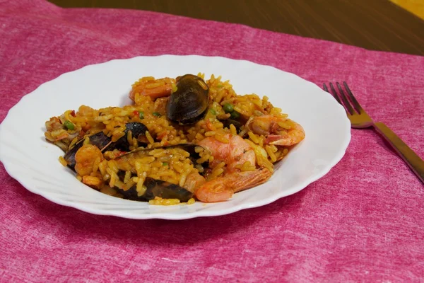 Paella. — Stok fotoğraf