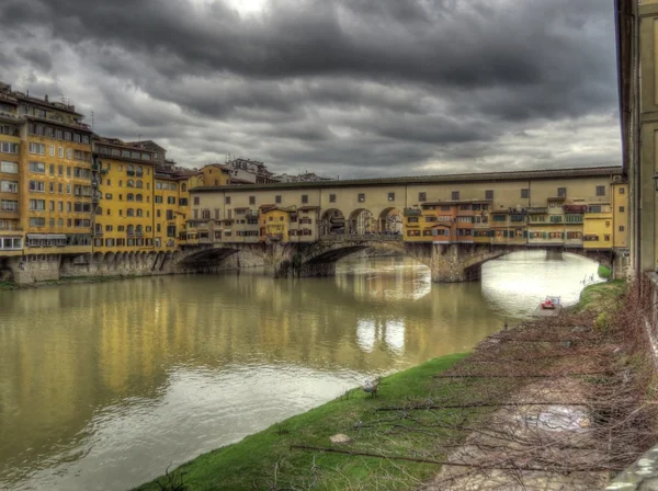 Starý florentský most — Stock fotografie