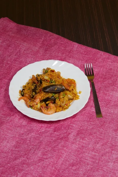 Paella. — Stok fotoğraf