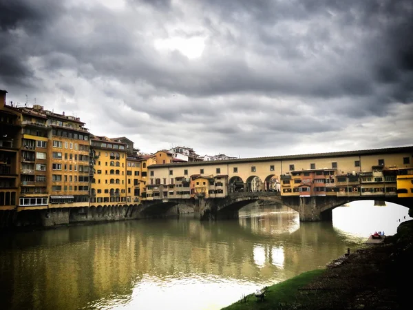 Florence oude brug — Stockfoto