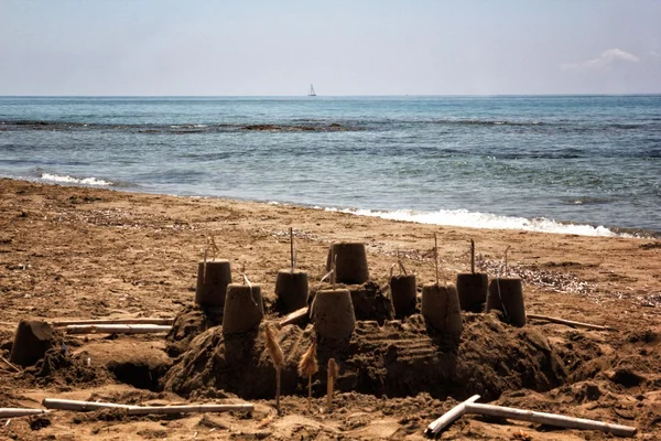 Sand castle — Stock Photo, Image