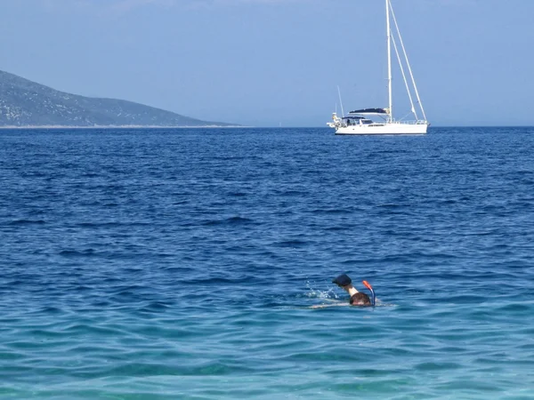 Kefalonia beach — Stok fotoğraf