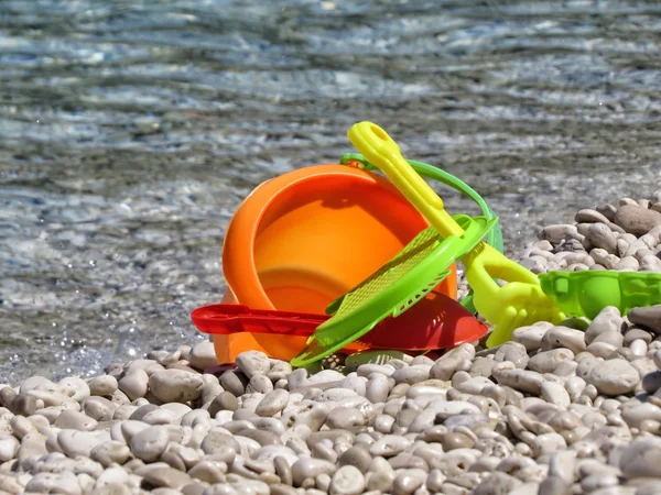 Toys on the sea — Stock Photo, Image