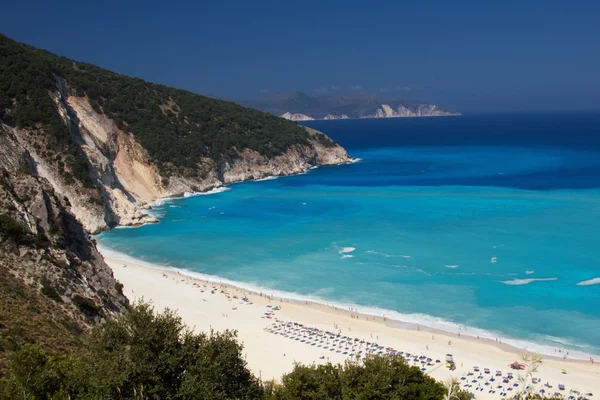 Pláž Kefalonia — Stock fotografie