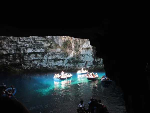 Caverna de melissani — Fotografia de Stock