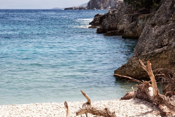 Dafnoudi beach — Stok fotoğraf