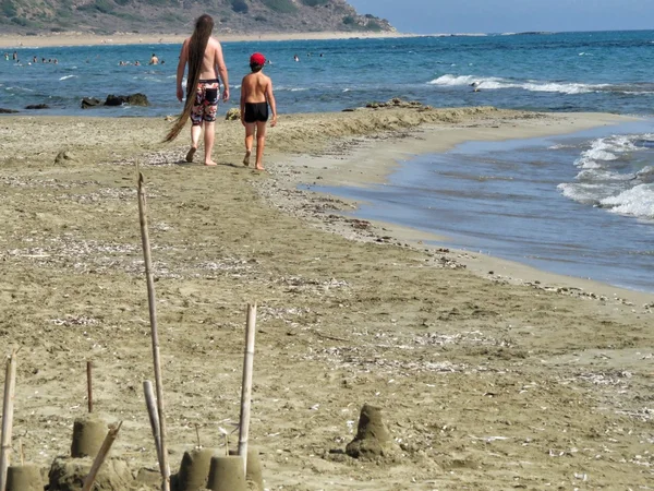 Castelo de areia — Fotografia de Stock