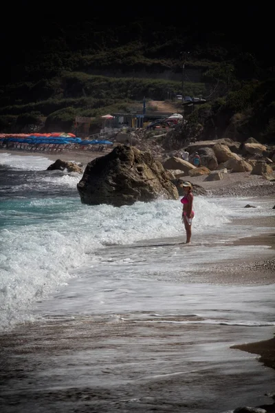 Praia de kefalonia — Fotografia de Stock