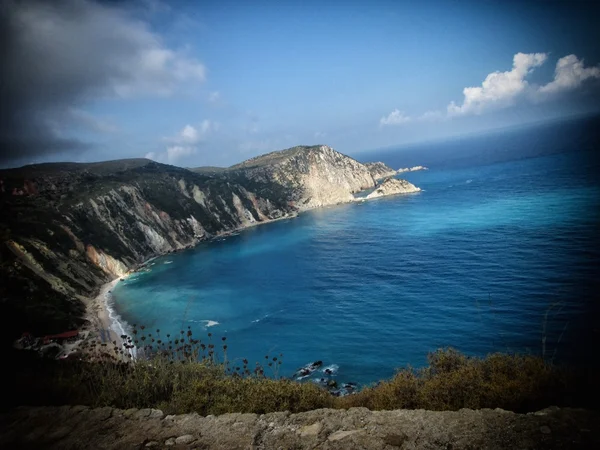 Praia de myrthos — Fotografia de Stock