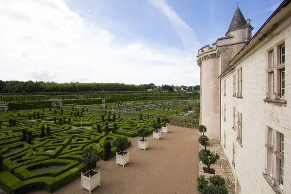 Vistas al castillo de Villandry —  Fotos de Stock