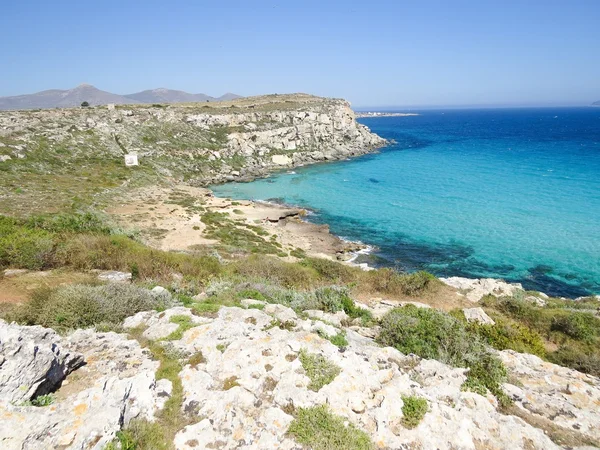 Favignana strand — Stockfoto