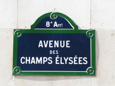Champs Elysees caddesi Champs Elysées tabela