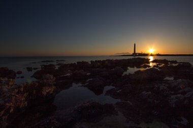 bir Favignana deniz feneri