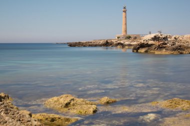 bir Favignana deniz feneri