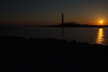 bir Favignana deniz feneri