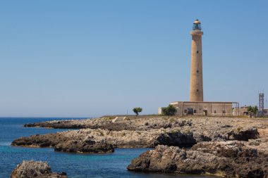 bir Favignana deniz feneri
