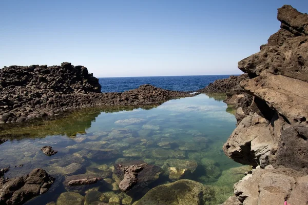 A Spiaggia di Pantelleria — Foto Stock