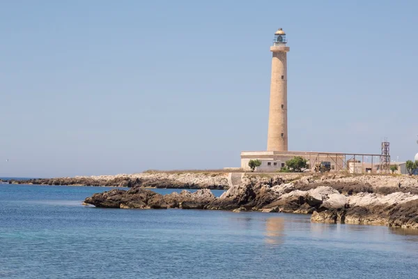 Bir Favignana deniz feneri — Stok fotoğraf