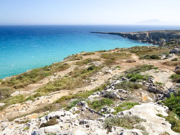 En Favignana strand — Stockfoto