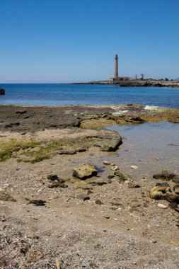 bir Favignana deniz feneri