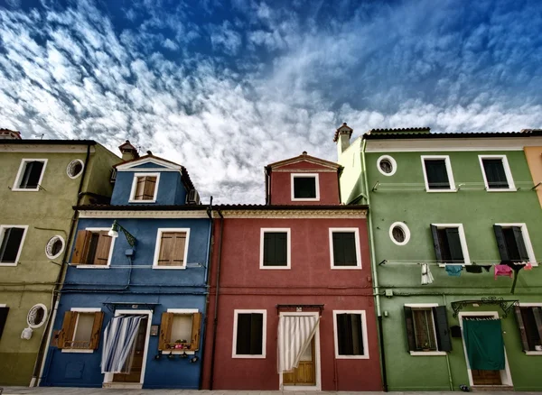 Деякі кольорові будинок — стокове фото