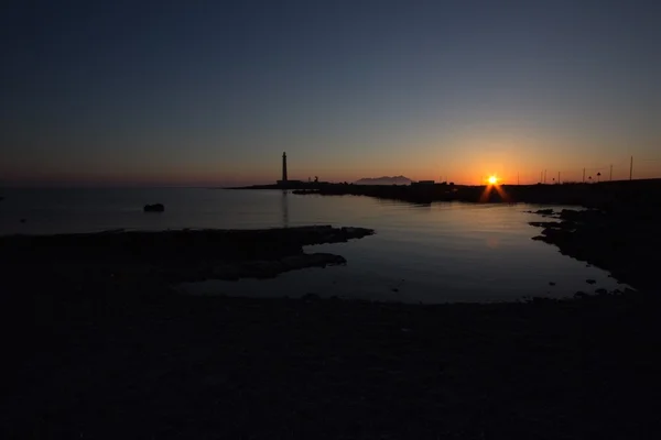 Un faro de Favignana — Foto de Stock