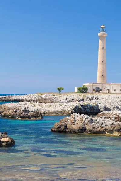 Bir Favignana deniz feneri — Stok fotoğraf