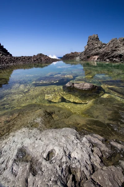 Vista sulla spiaggia di Pantelleria — Foto Stock