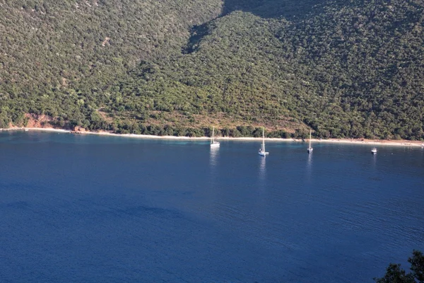 Een strand Kefalonia — Stockfoto