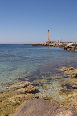 bir Favignana deniz feneri