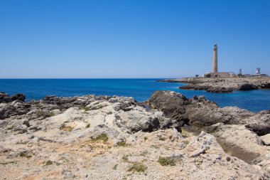 bir Favignana deniz feneri
