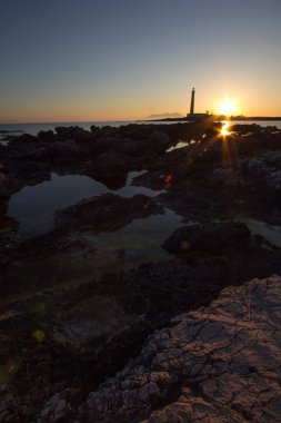 bir Favignana deniz feneri