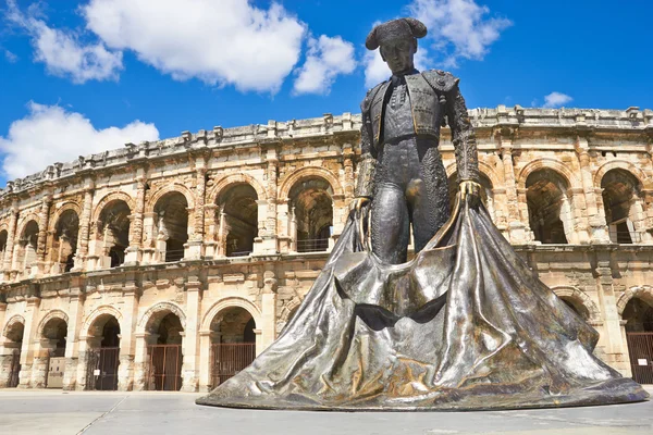 Römisches amphitheater in provence, nimes, franz — Stockfoto