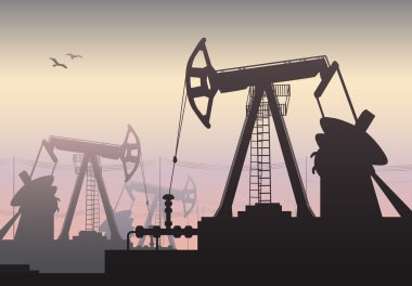 Yağ pompaları çalışma ve sondaj Rig, yağ pompası, petrol sanayi